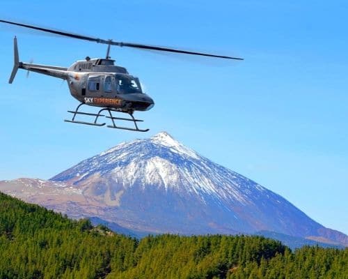 Tenerife nyaralás helikopterezés